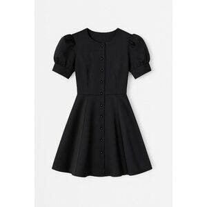 POST Meridiem Black Mini Dress Women's Size M Short Cocktail Party Evening